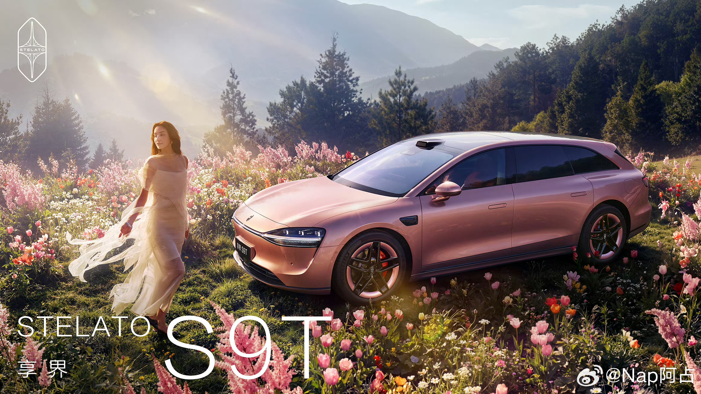 享界S9T这个全新的星玫粉配色很适合女性，太有气质了鸿蒙智行享界s9t