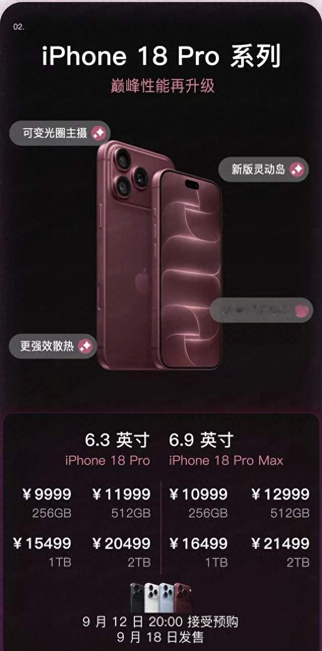 iPhone 18 Pro 开卖，9999元起：涨价、秒罄，苹果到底在赌什么