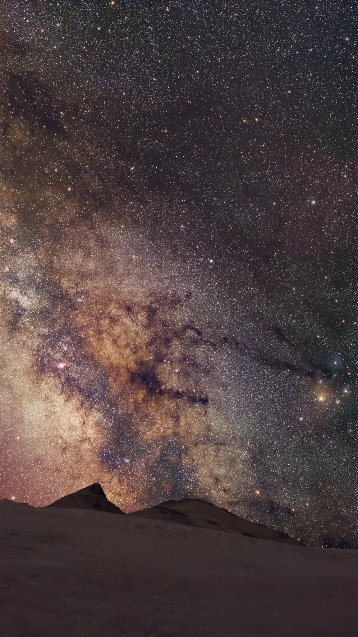 3k+智能望远镜拍到的银河。设备：Seestar S30 Pro