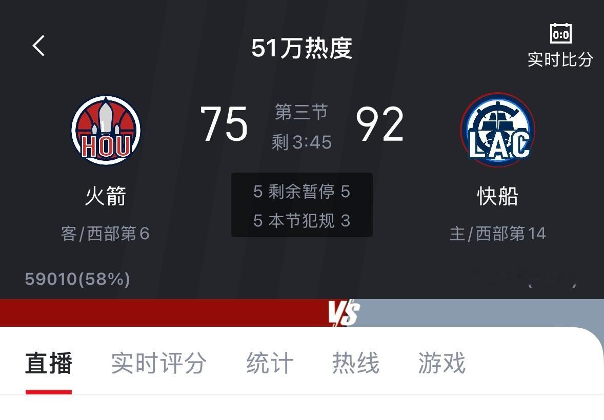 太不真实课，快船在第三节打爆火箭