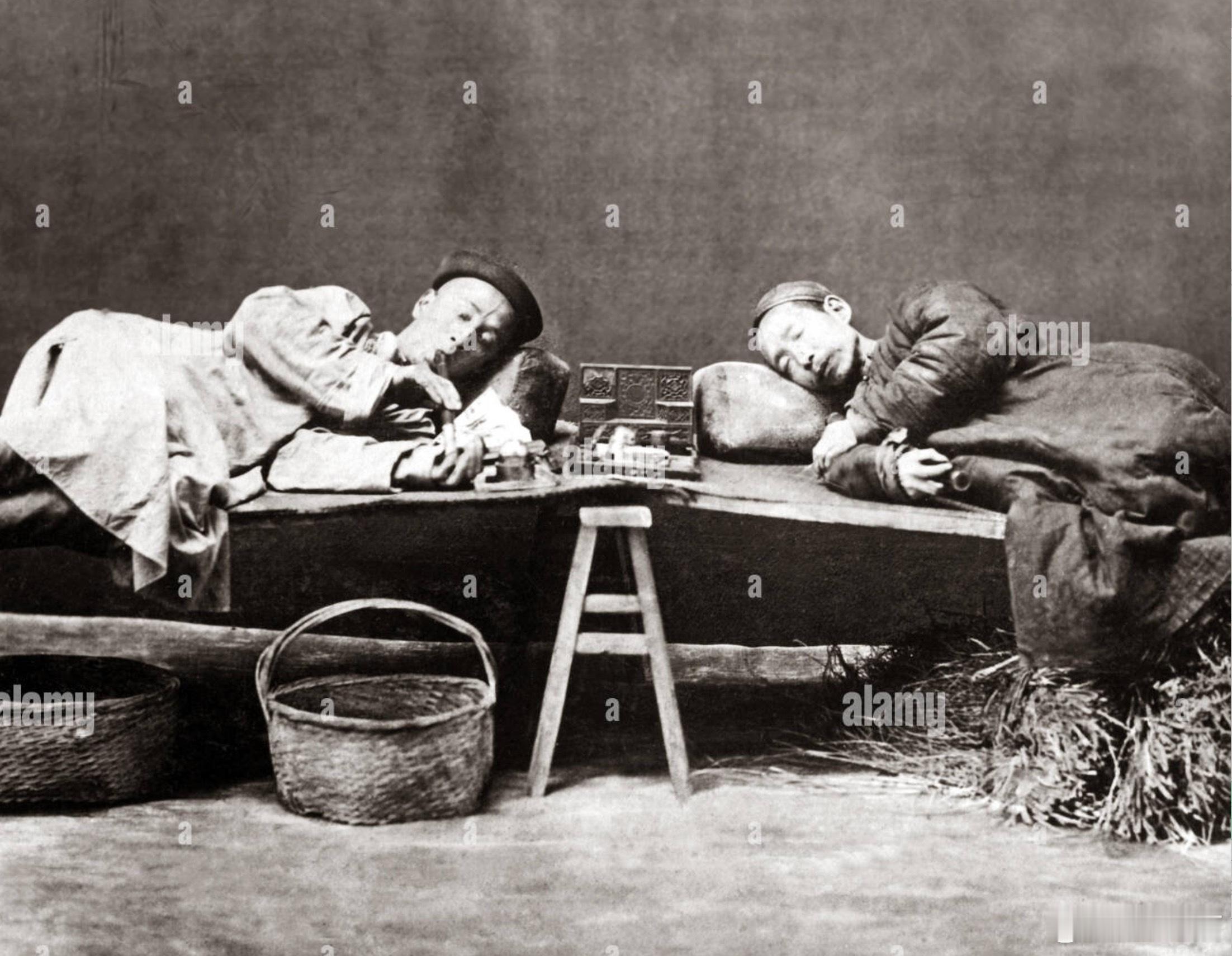 鸦片馆里的瘾君子，1890年 ​​​