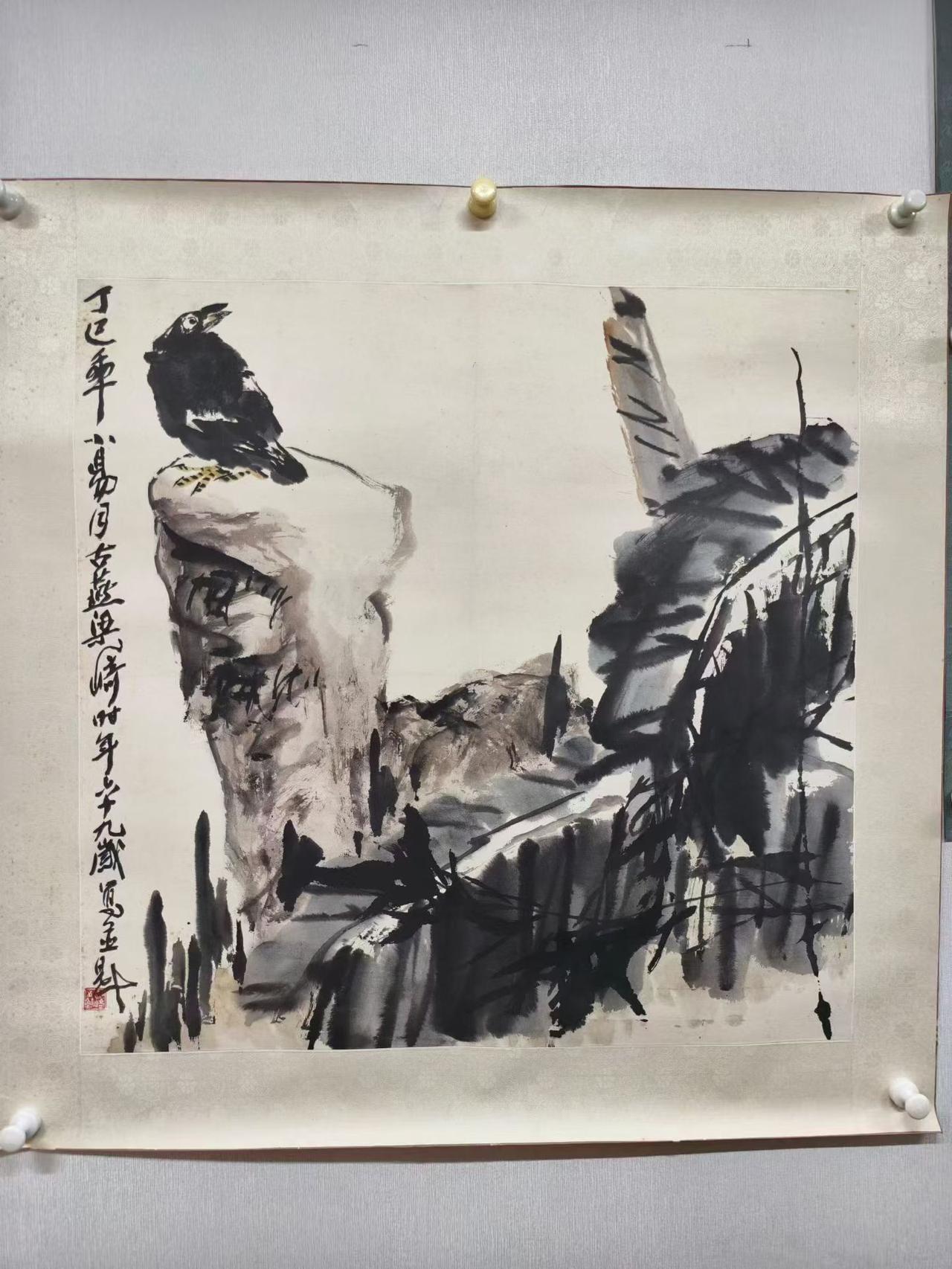 梁崎先生精品创作  四尺对开斗方✘四尺开三托片精彩之作