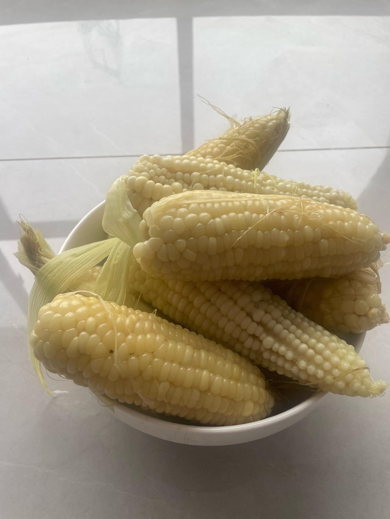 这玉米真甜啊