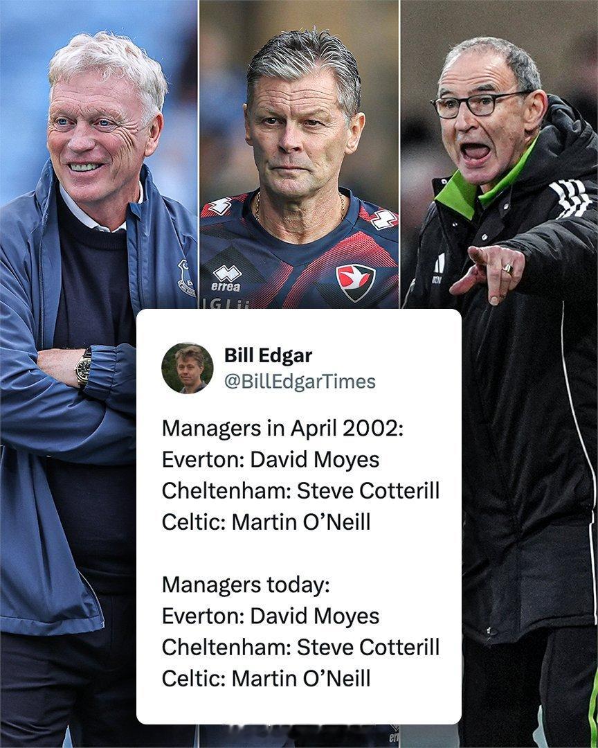 专注英格兰足球30年 英格兰足坛的怪知识【足坛主帅流行回归】23年前，2002年