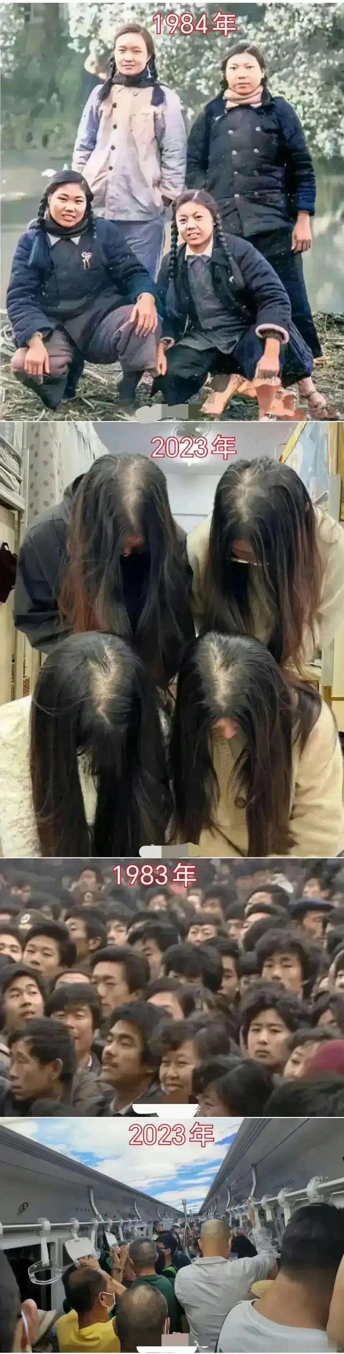 网友说：这是进化，人类迟早会淘汰身体上这些没用的毛发的。
所以，科技在进步，发际