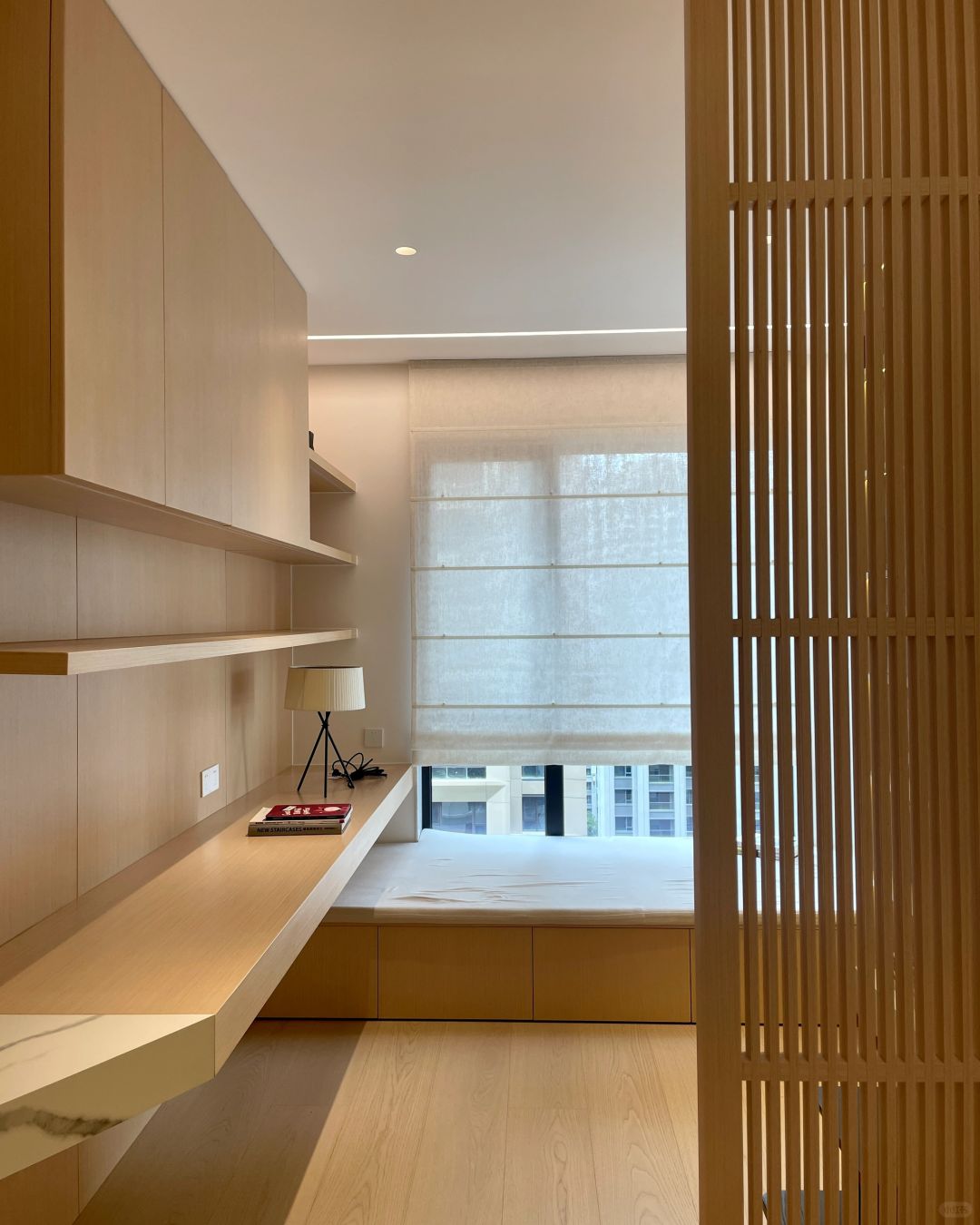 一房三用榻榻米书房，原木风yyds！