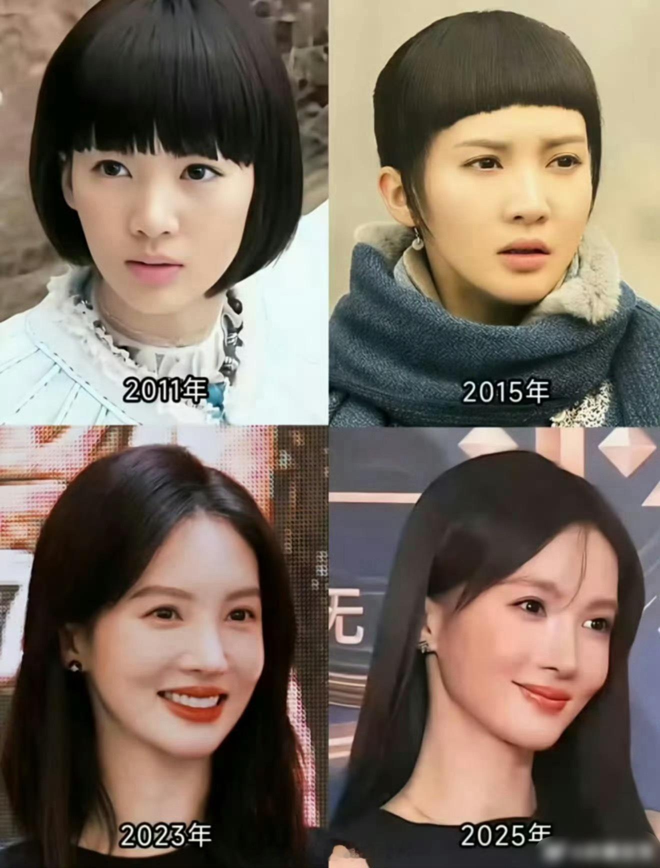 金晨这十多年来的颜值变化，前后区别大吗？ 