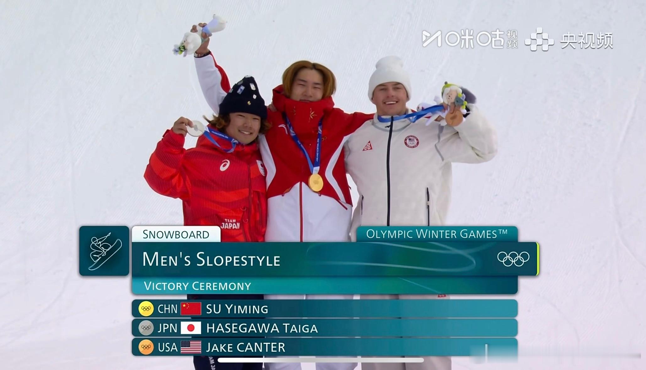 苏翊鸣的生日礼物是金牌苏翊鸣！！！生日这一天拿到金牌、成为冠军、跳出第一名！！！