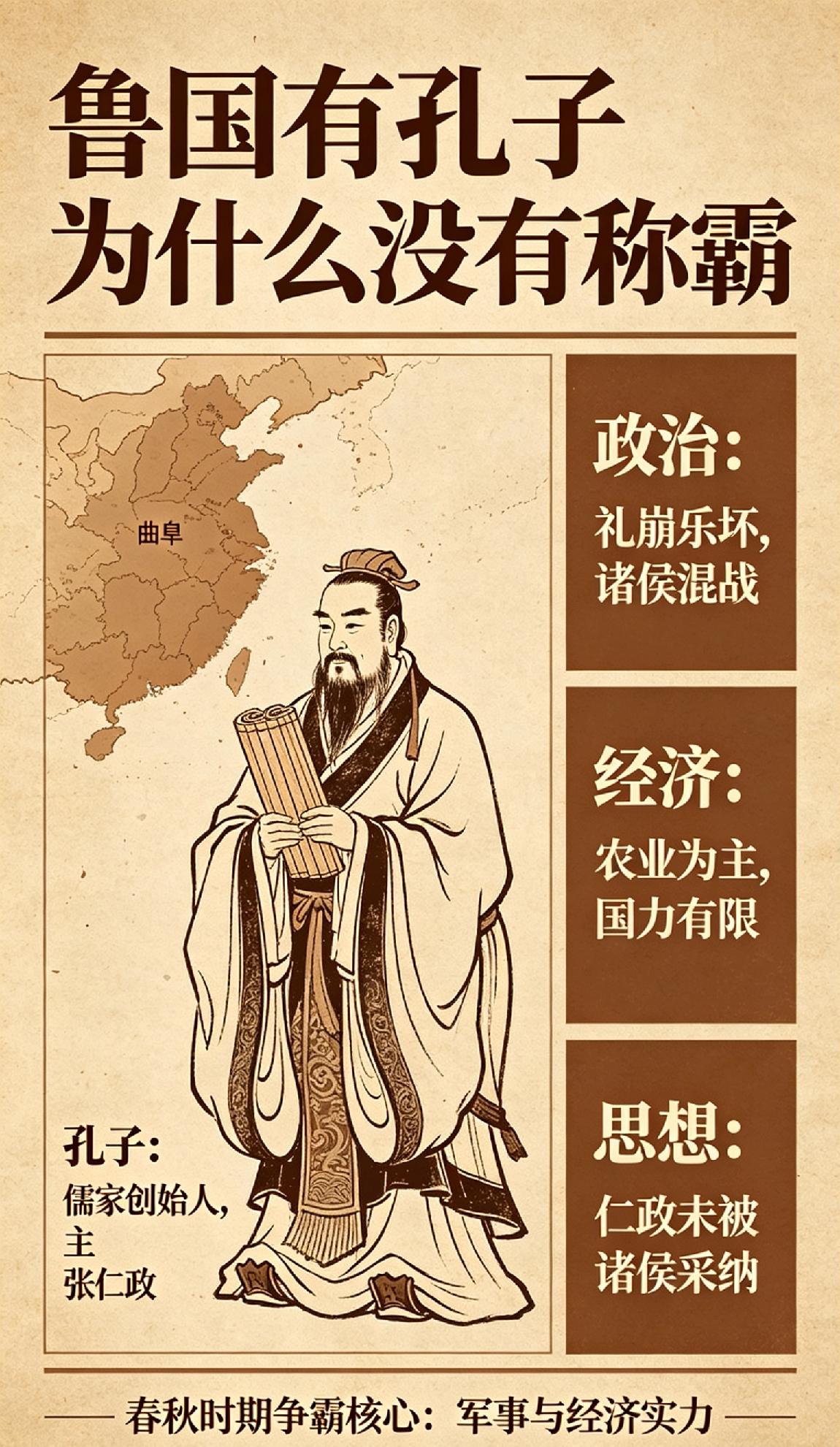 鲁国有孔子为什么没有称霸
