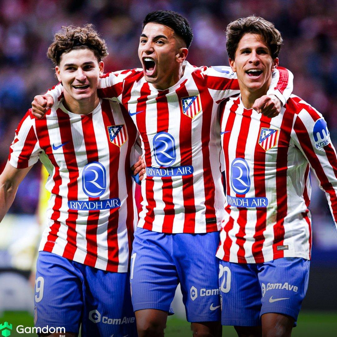 马竞阿根廷造阿尔瓦雷斯/阿尔马达/朱利亚诺西蒙尼马竞3比0塞维利亚 ​​​