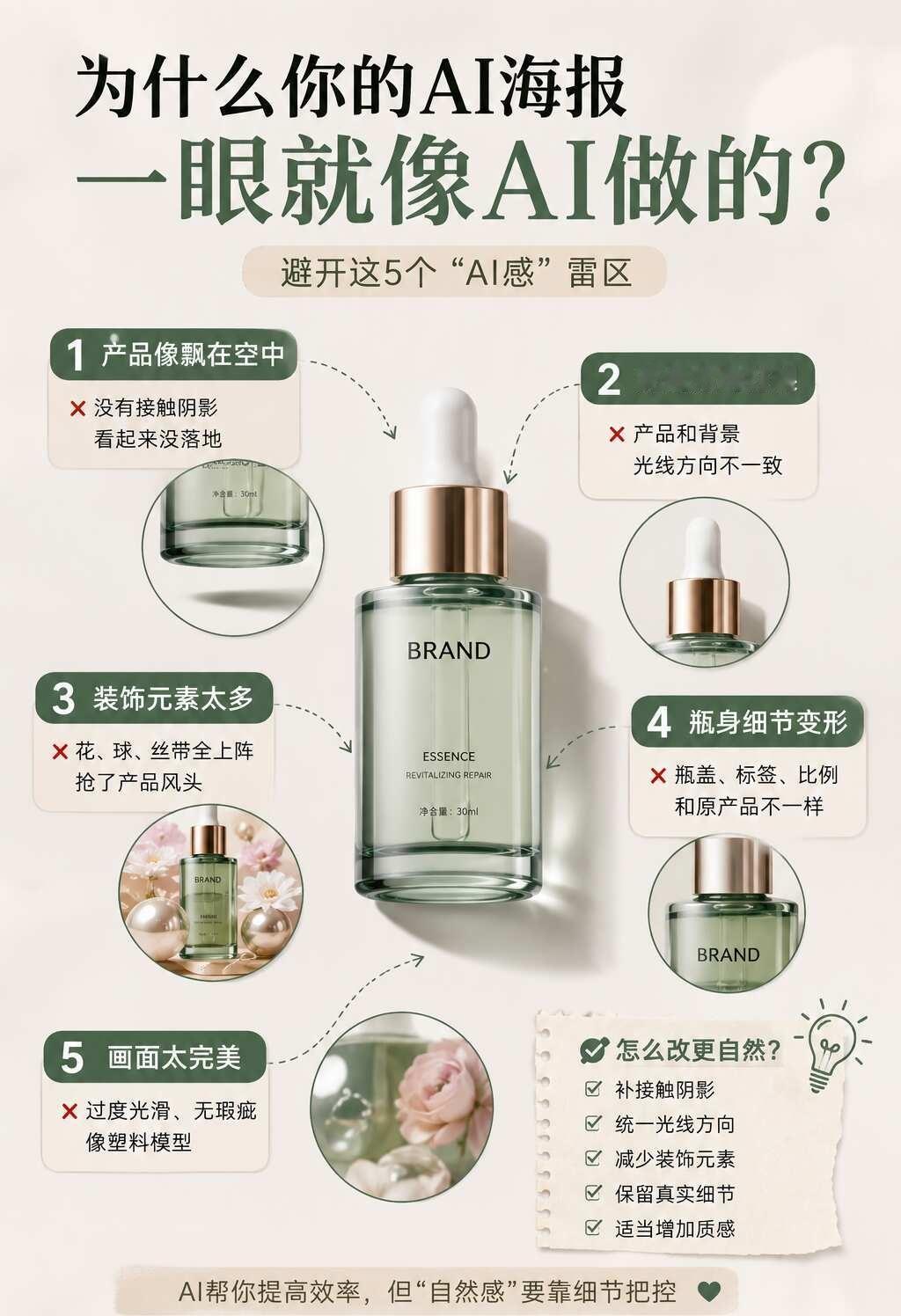 为什么你的AI海报 一眼就像AI做的？
问题可能不是不好看
	
有些AI海报第一