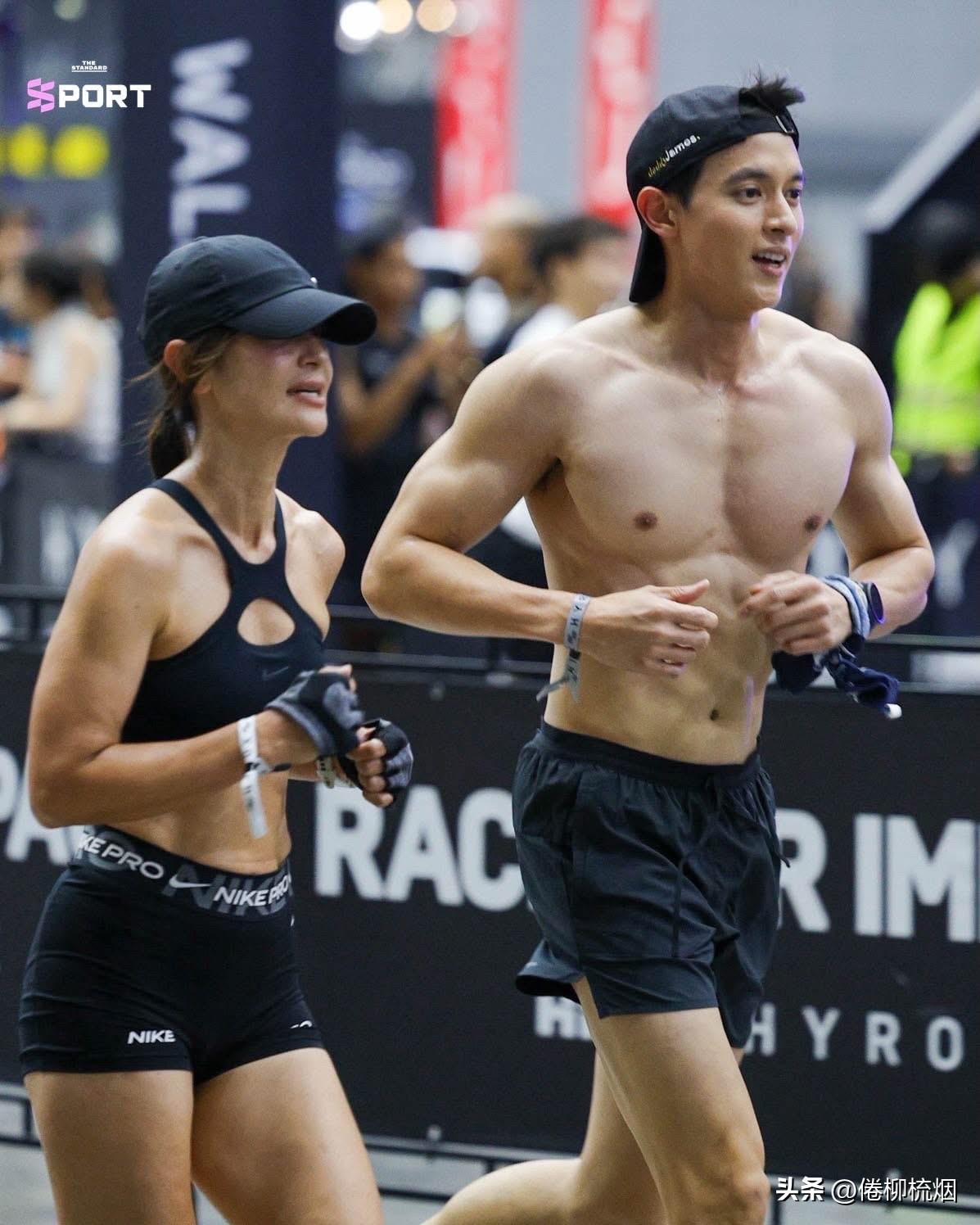 JamesJ、Ann 首次参加 Hyrox 赛事。。健身这块，泰星都好卷哈。。?