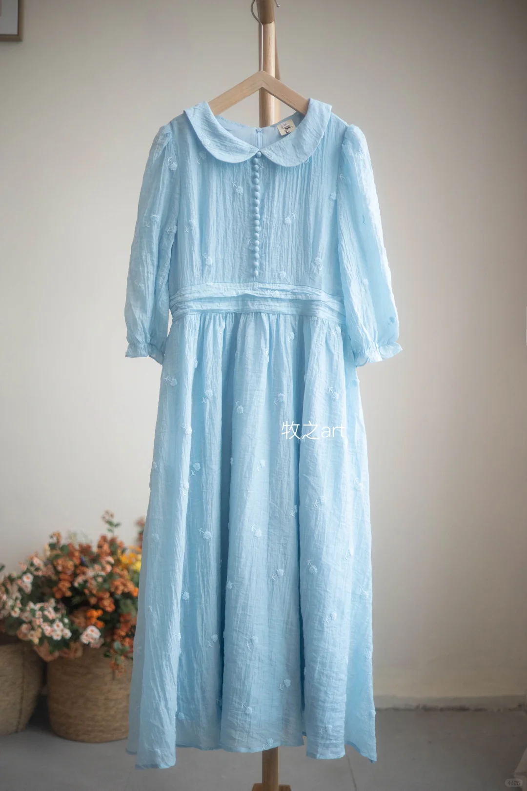 水光潋滟晴方好｜刺绣连衣裙