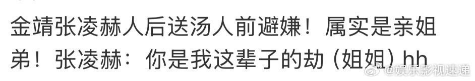 金靖张凌赫人后送汤人前避嫌 张凌赫大型社死现场！被金靖当众揭穿“人前避嫌人后宠”