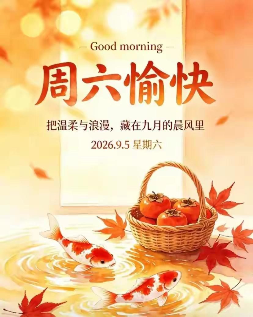 🌞周六早安｜一份清晨问候，送给屏幕前的你
 
忙碌了整整一周，终于迎来惬意的周