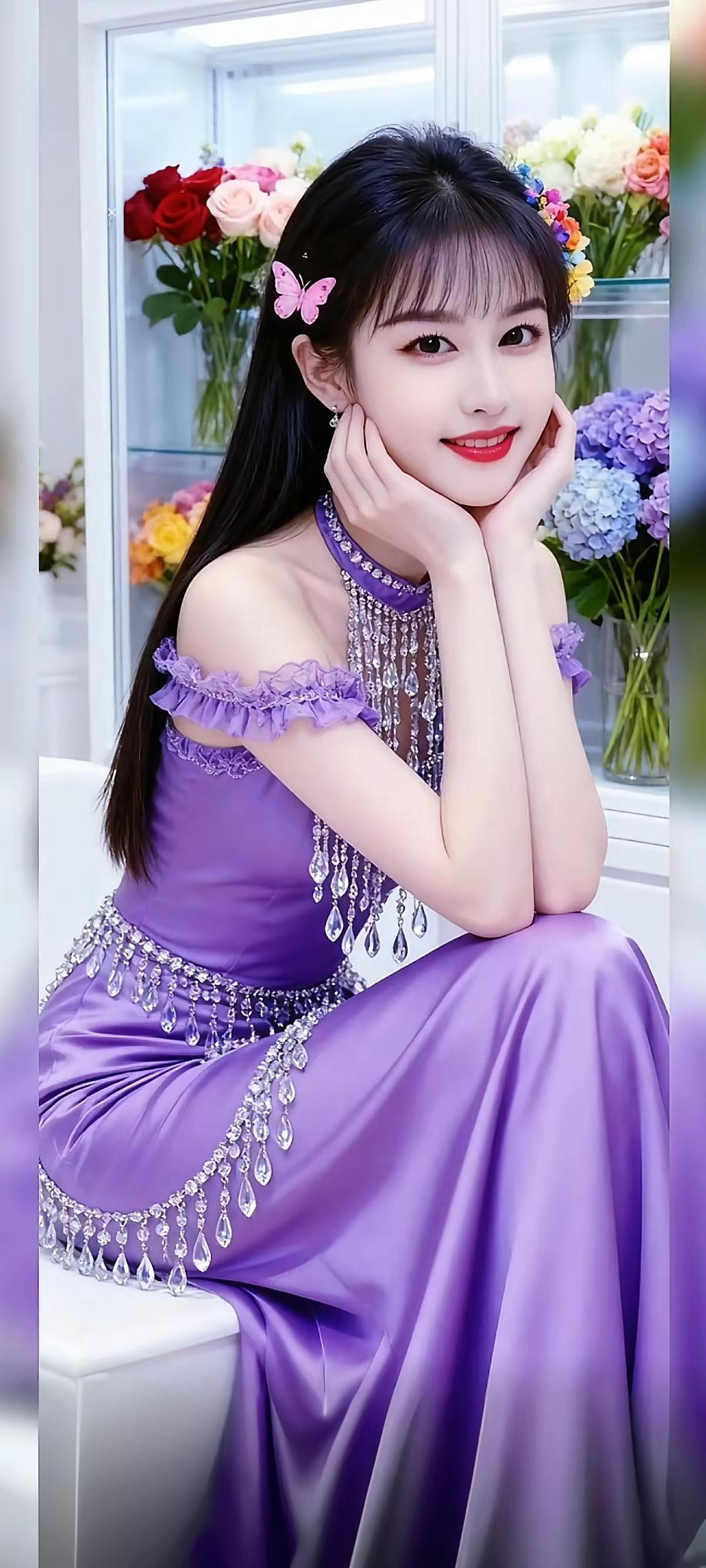 紫仙女下凡，带来的那抹春色，可不就是紫玉兰嘛！早春寒意未消，它就率先登场。它还有