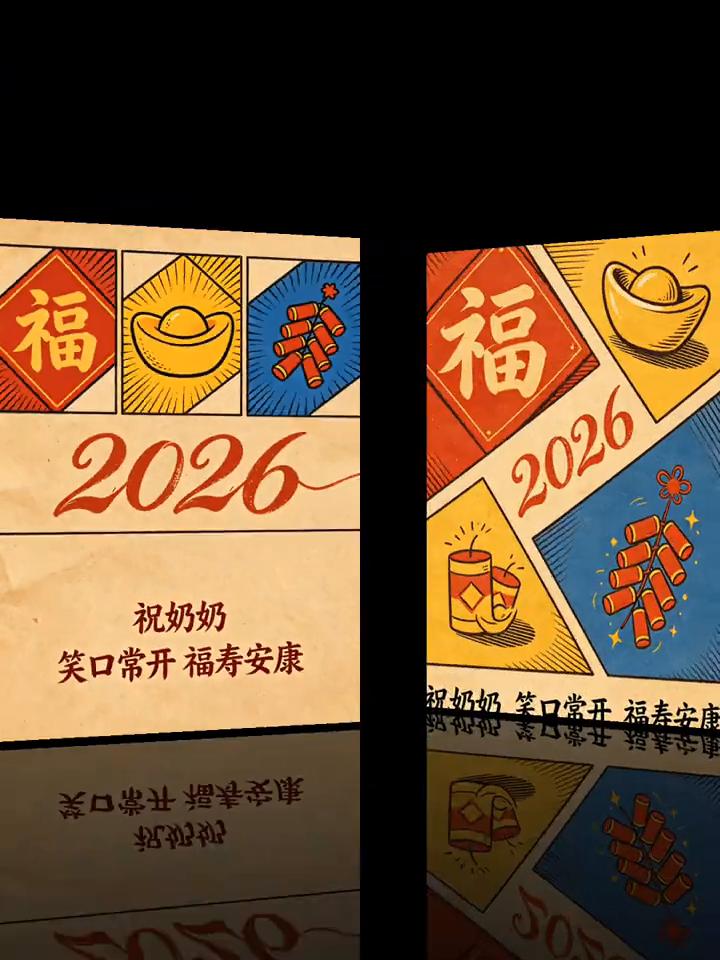 祝奶奶笑口常开，福寿安康。