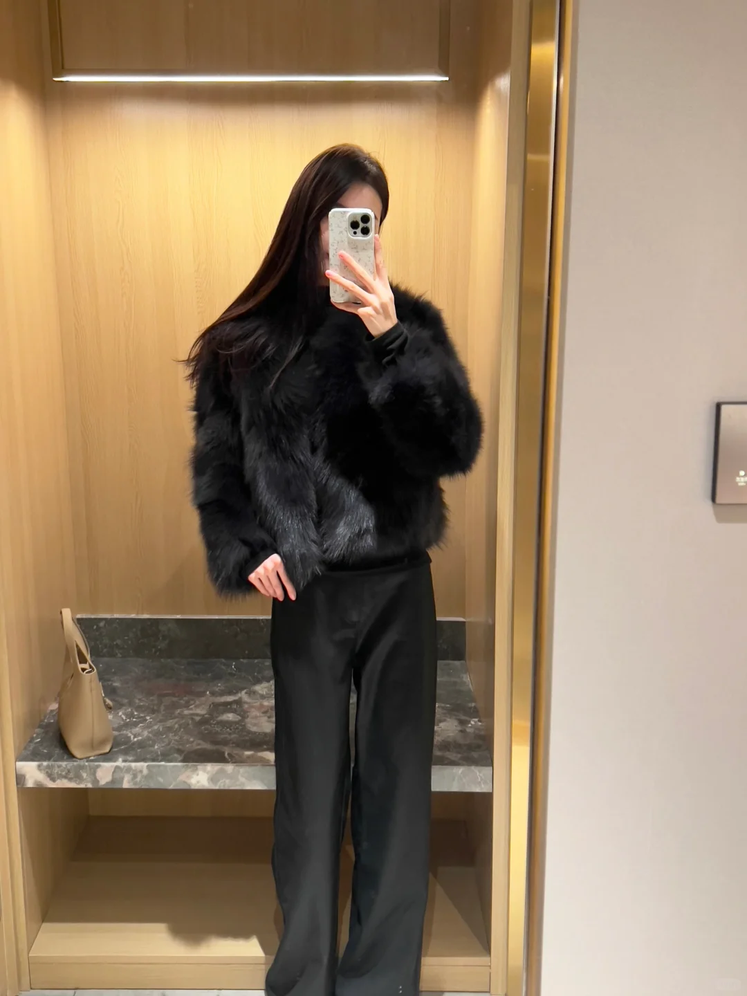 分享一件显瘦的皮草！