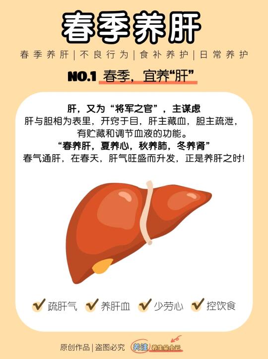 春天正是肝旺之时🌟宜养肝✅养生干货来啦‼