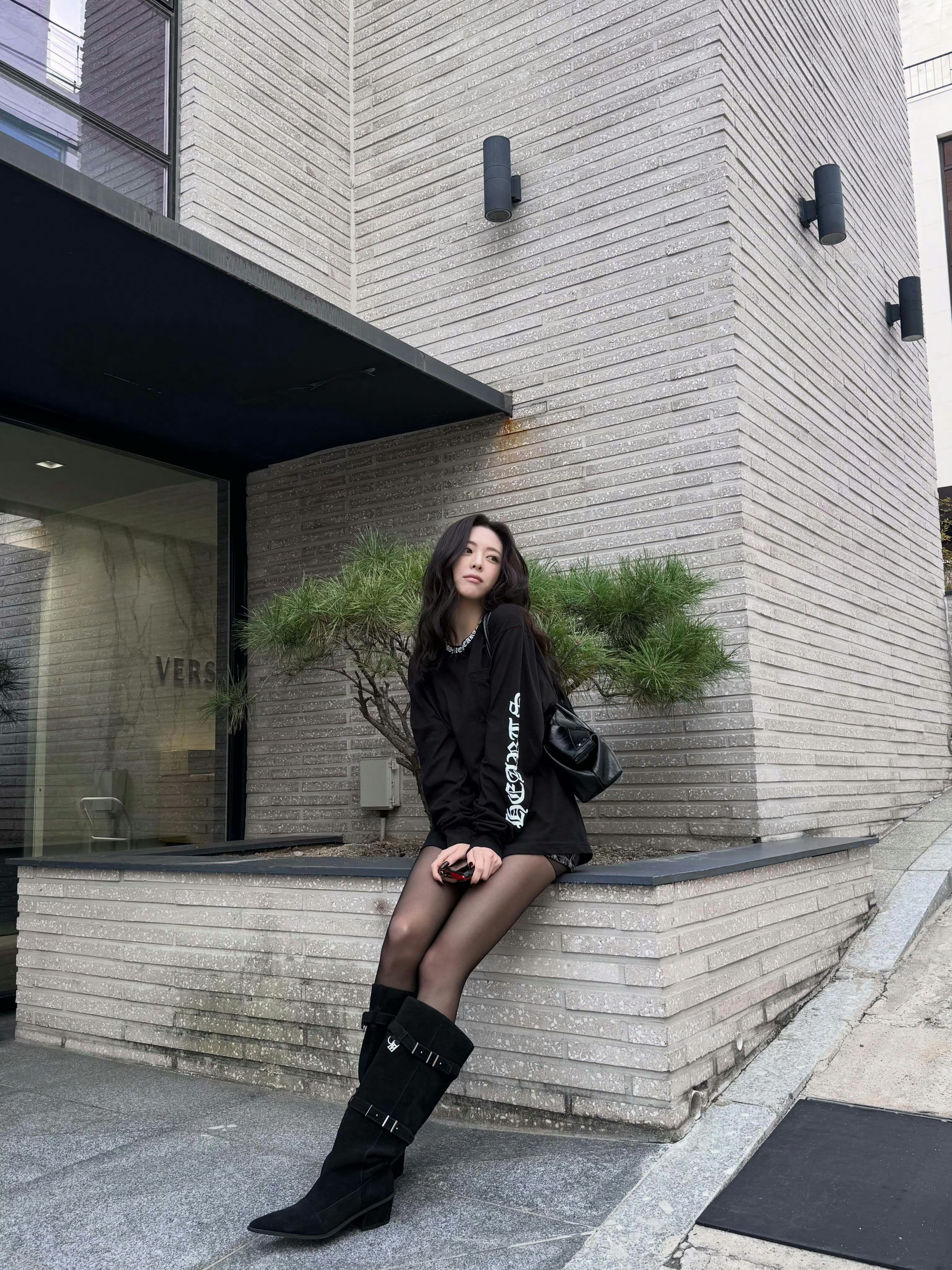 申有娜 今日机场穿搭look ​​​