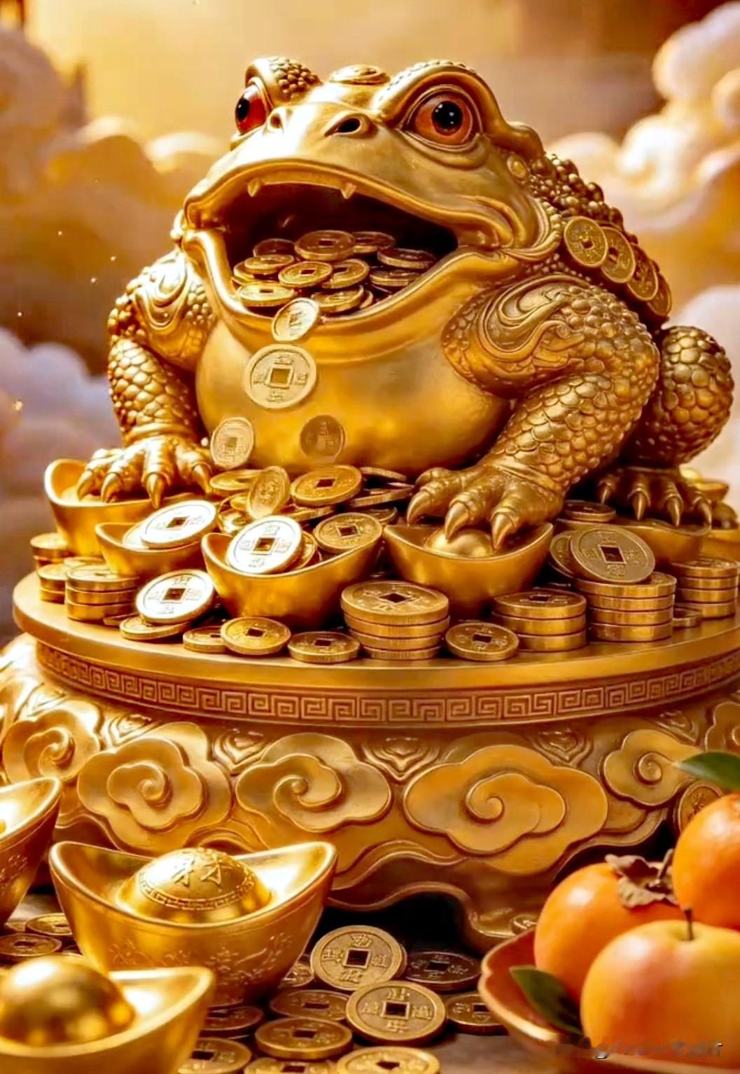 招财金蟾，日进斗金。