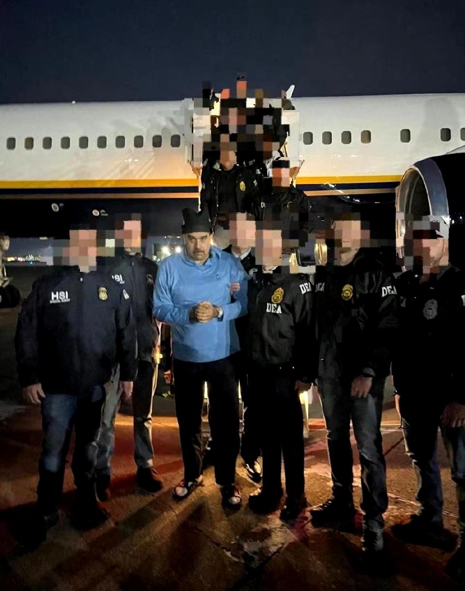 马杜罗登陆美国的首批照片 ​​​