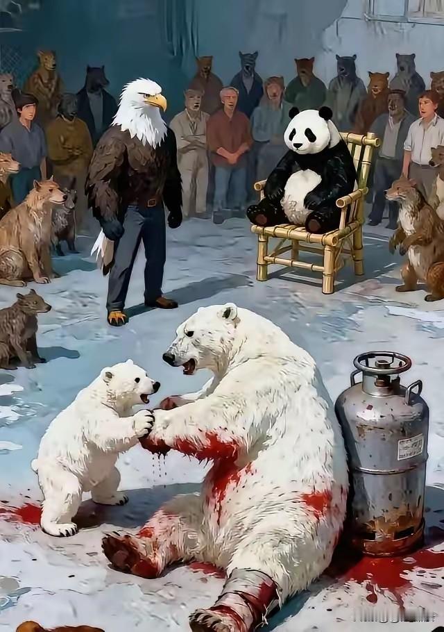 在众目睽睽之下，大毛二毛拼的你死我活，二毛身上干干净净但似乎内伤很重，而大毛满身