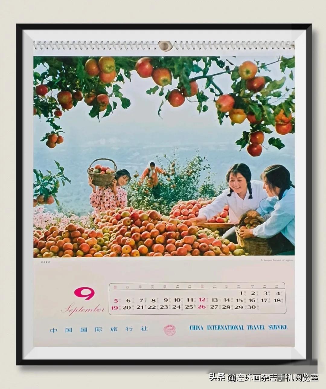 花卉人物风景老挂历02