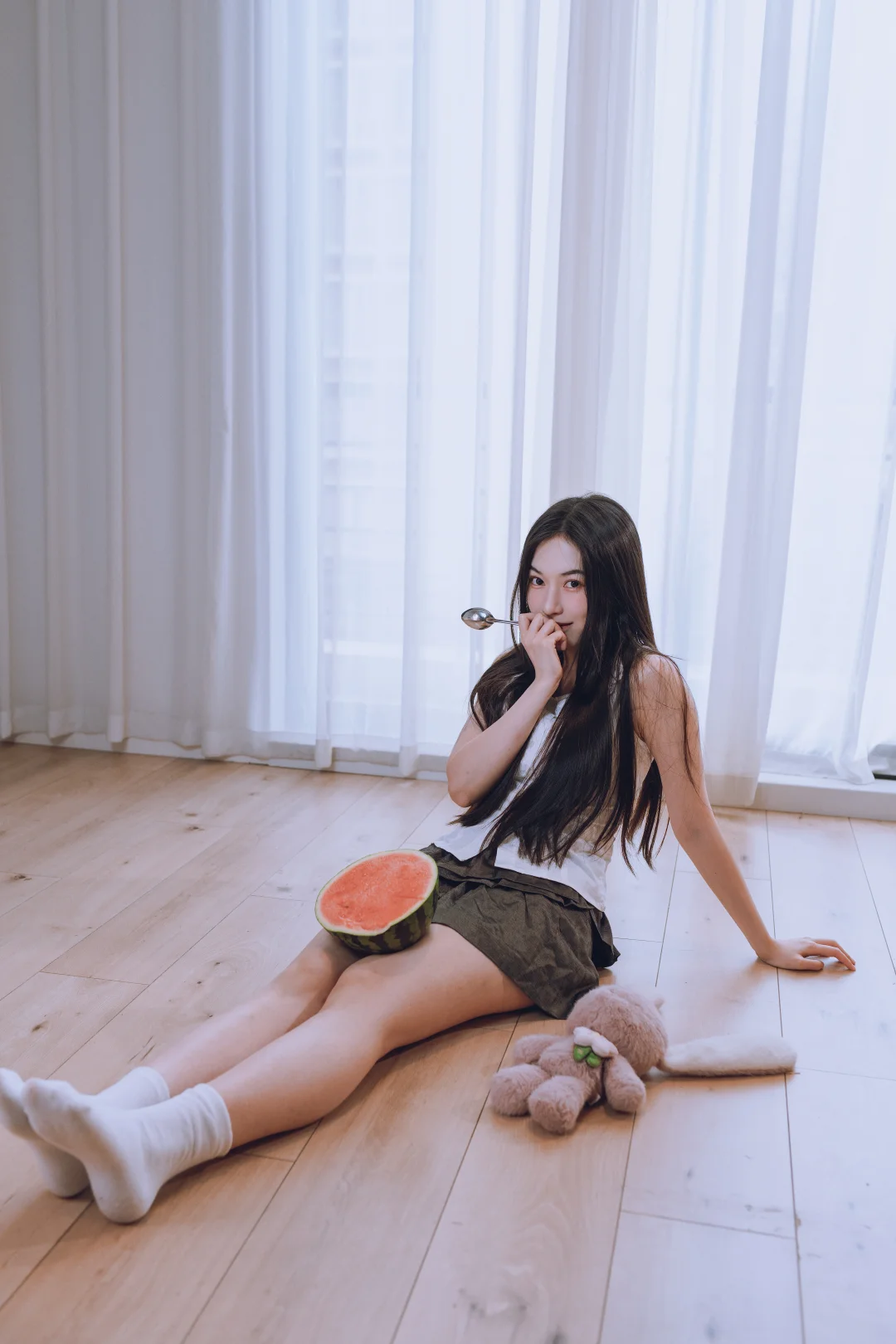 摄影会模特可爱的八百个小眼神