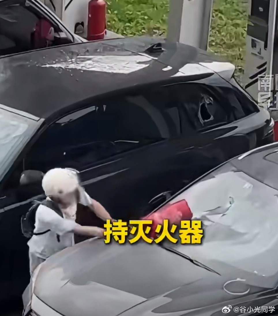 一小伙儿爆砸充电完不走车辆虽然说看着挺解气的，但这么做确实不太理智呀，有点疯狂了