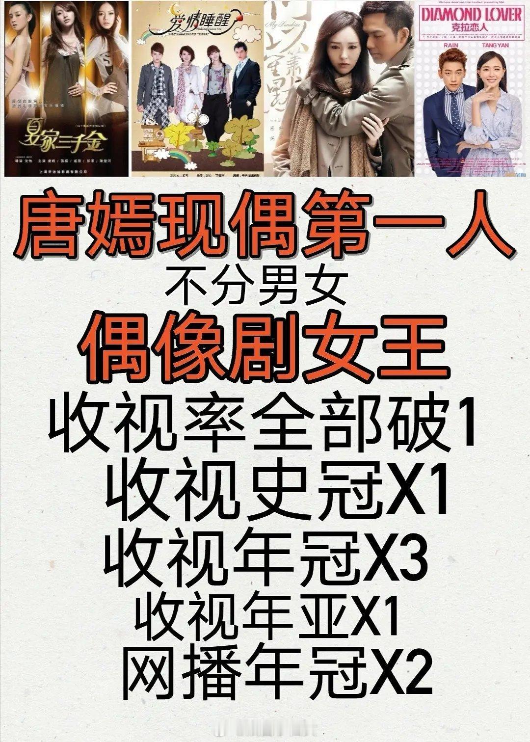 仅光收视率全部破一这一点就足以让其稳稳占据 top1 的位置，在收视率时代不仅有