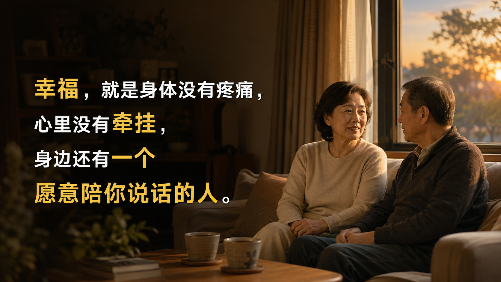 一句话概括，幸福是什么？如果一定要用一句话概括幸福，我想说：幸福，就是身体没有疼
