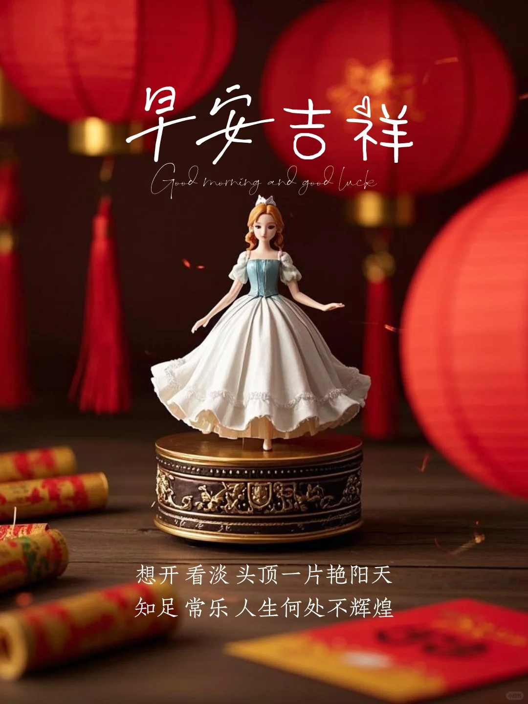 早安吉祥｜早安语录｜海报设计｜朋友圈文案