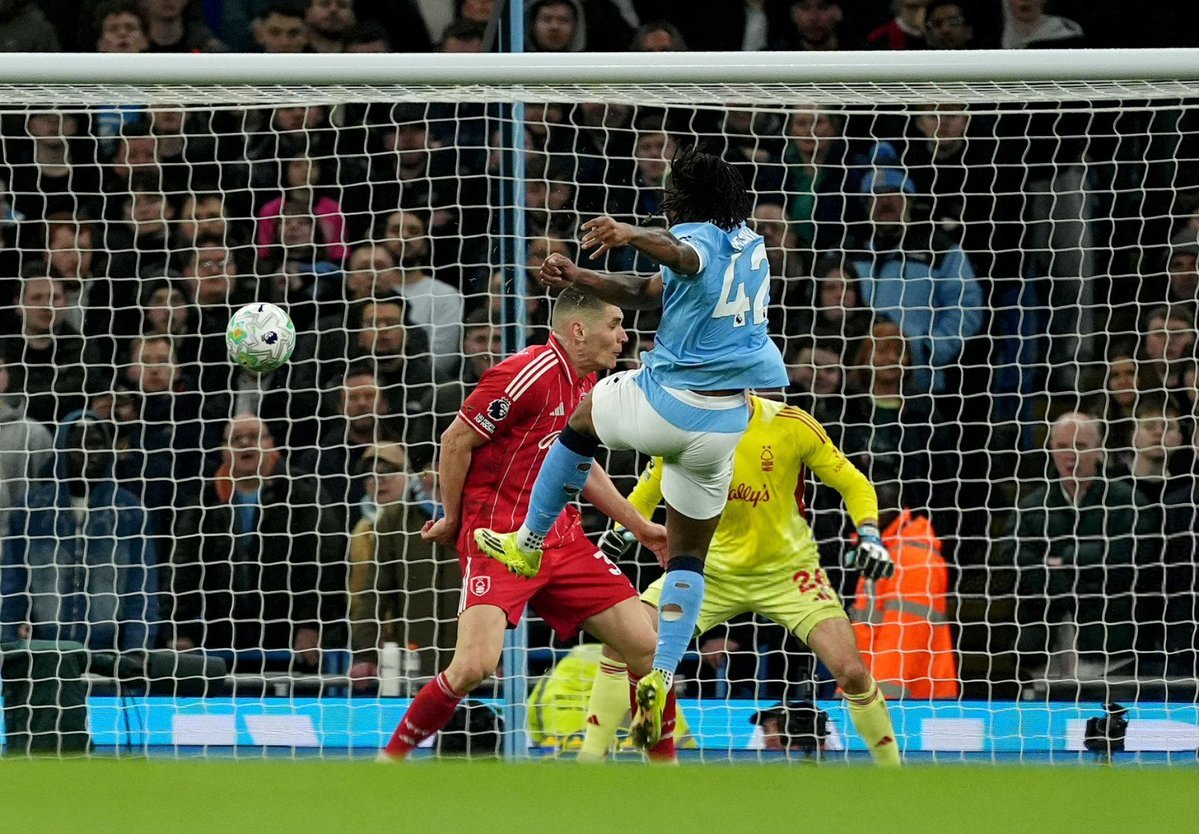 Antoine Semenyo曼城vs诺丁汉森林