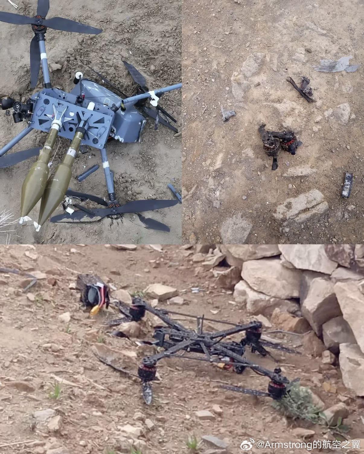 烽火问鼎计划 巴基斯坦军队在边境附近击落塔利班的四轴无人轰炸机。 