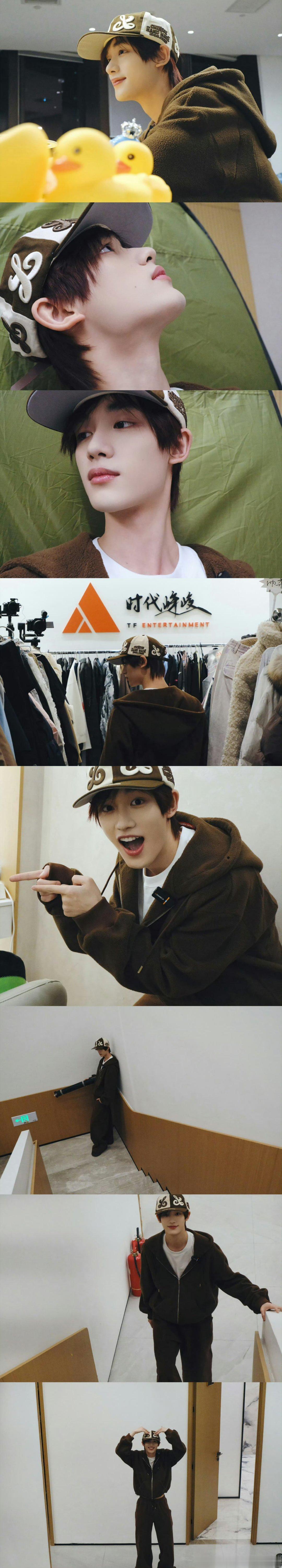 宋亚轩发博祝丁哥24岁生日快乐！哈哈哈小宋好会夸人！看得人又开心同时心里暖暖的宋