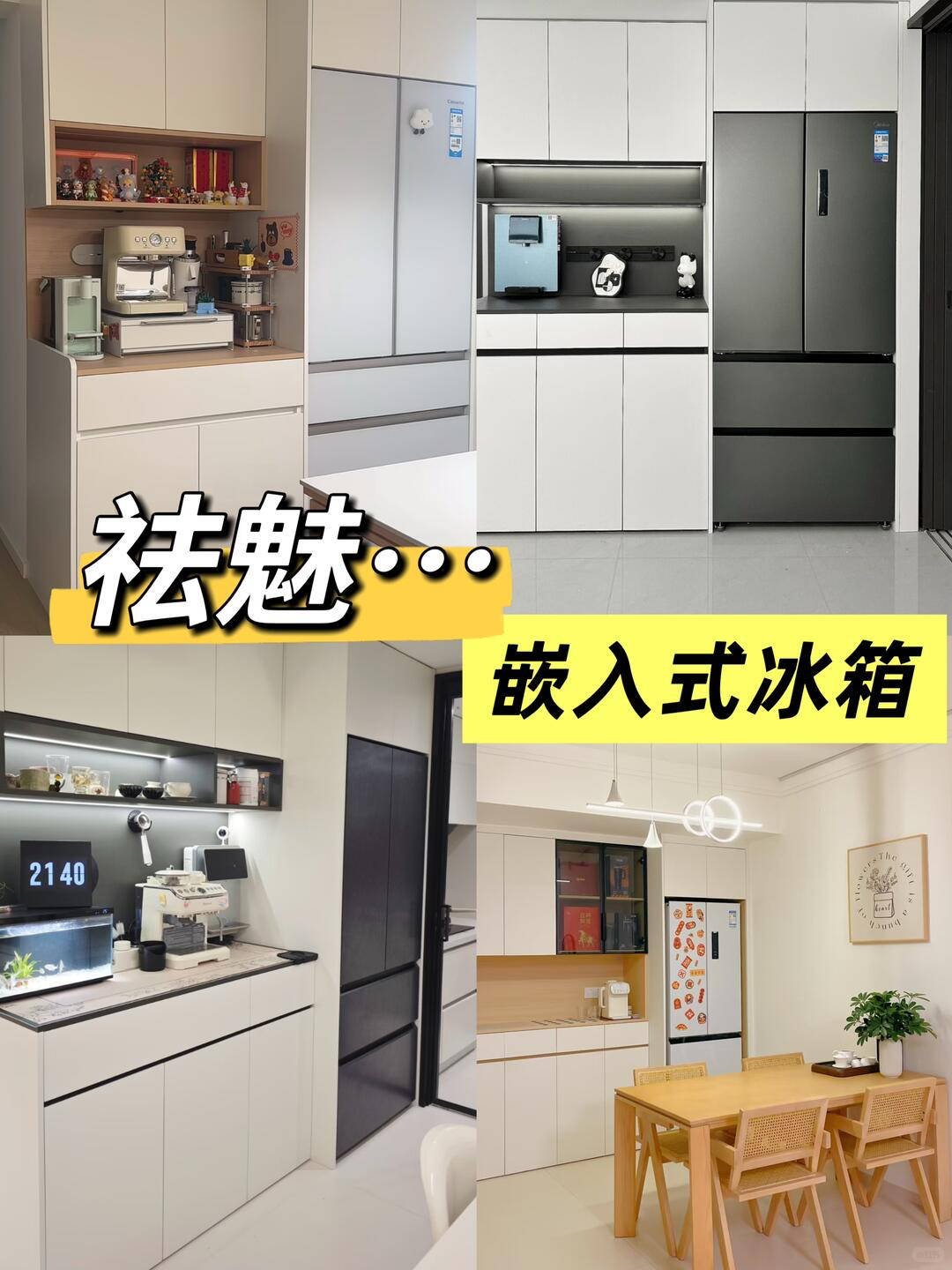 为什么日韩家庭都喜欢嵌入式冰箱其实不是跟风，是被逼出来的日韩房子户型小、厨房紧凑