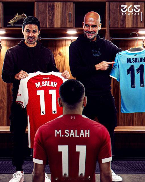 365scores灵魂发问：试想一下，萨拉赫加盟……曼城或阿森纳。这位英超巨星从