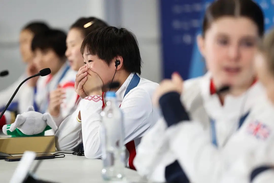 全红婵自曝喜欢黄子韬：他很搞笑，也很帅7月31日，巴黎奥运会女子双人10米跳台决