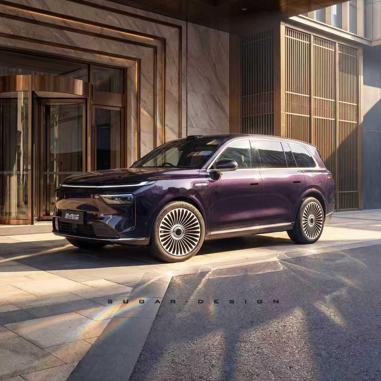 “五界二境”之一的奕境，也有旗舰大六座SUV！做了一套外观预测图又一个50万级的