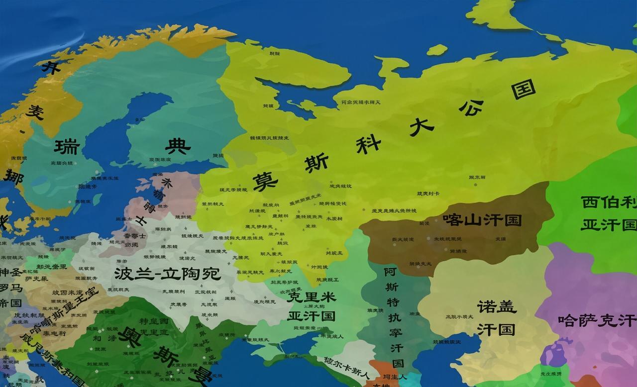 俄罗斯有段历史挺耻辱的。
当年蒙古国灭了基辅罗斯后，在其地盘上建立了金帐汗国，有
