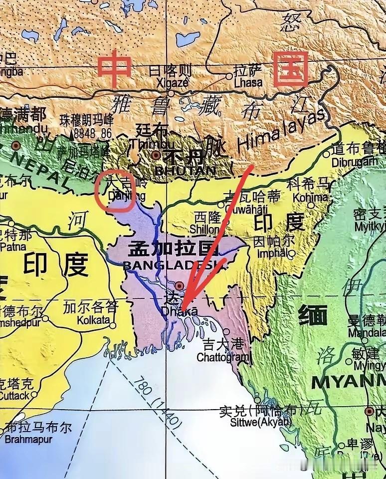 中国与东印，用交换土地的方式，直通印度洋的出海口，是否可行？