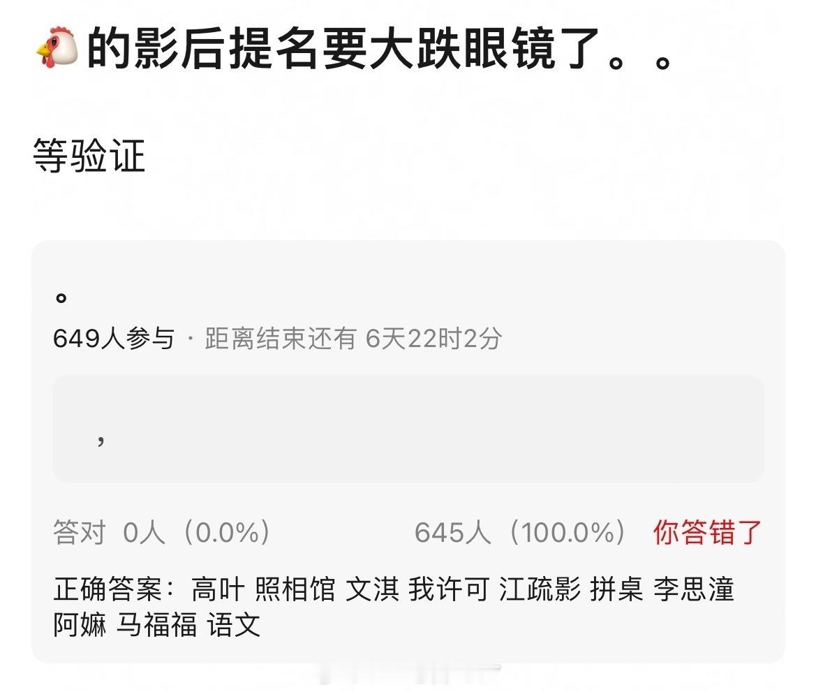 🍉第39届金鸡奖最佳女主角提名名单：高叶《南京照相馆》文淇《我，许可》江疏影《
