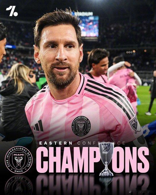 【美职联东部冠军，迈阿密国际晋级总决赛！】美职联东部决赛，迈阿密国际5比1纽约城