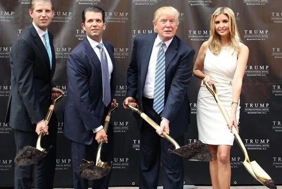 吃相太难看了！美国这边忙着给别国提供安全保障，那边特朗普的儿子们却悄悄开起了“防