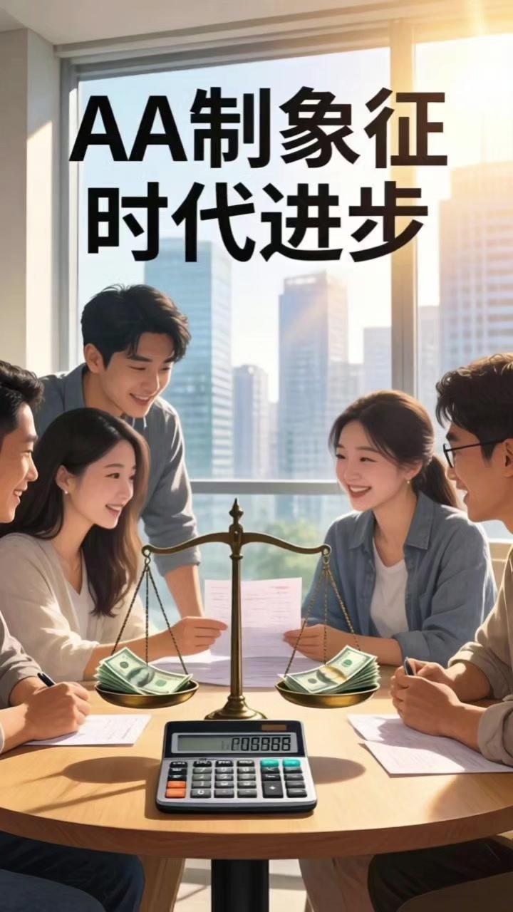 感情里AA制真的是退步吗？其实现在越来越多女性能接受情侣间AA了，尤其是同事聚会