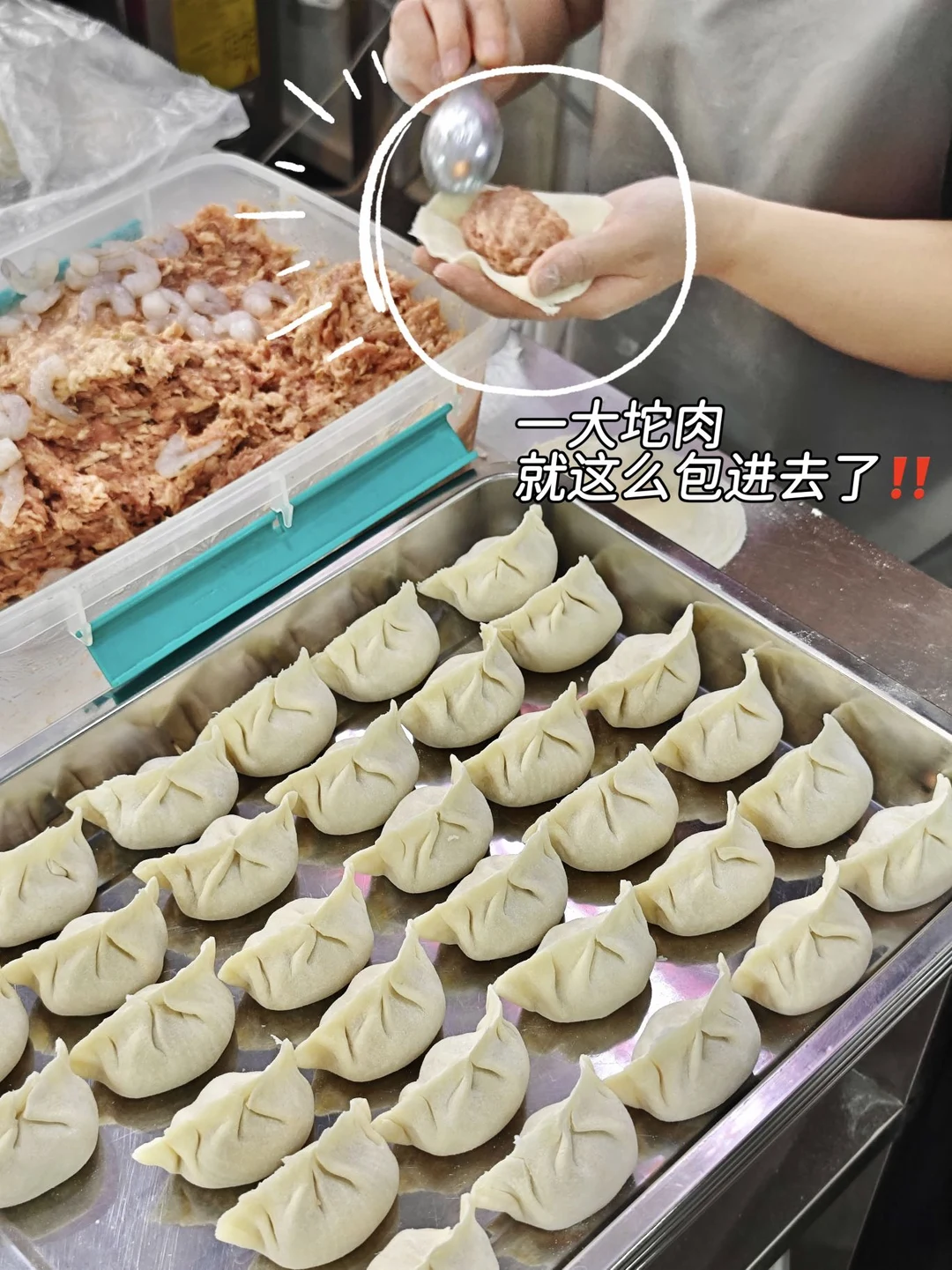 我要给每一个小榄人安利这家超大手工饺子！