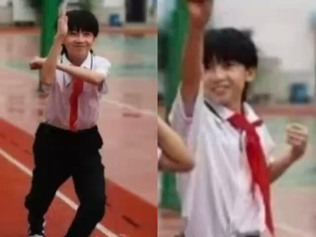 没见过的两张小学毕业照片臭屁小学生