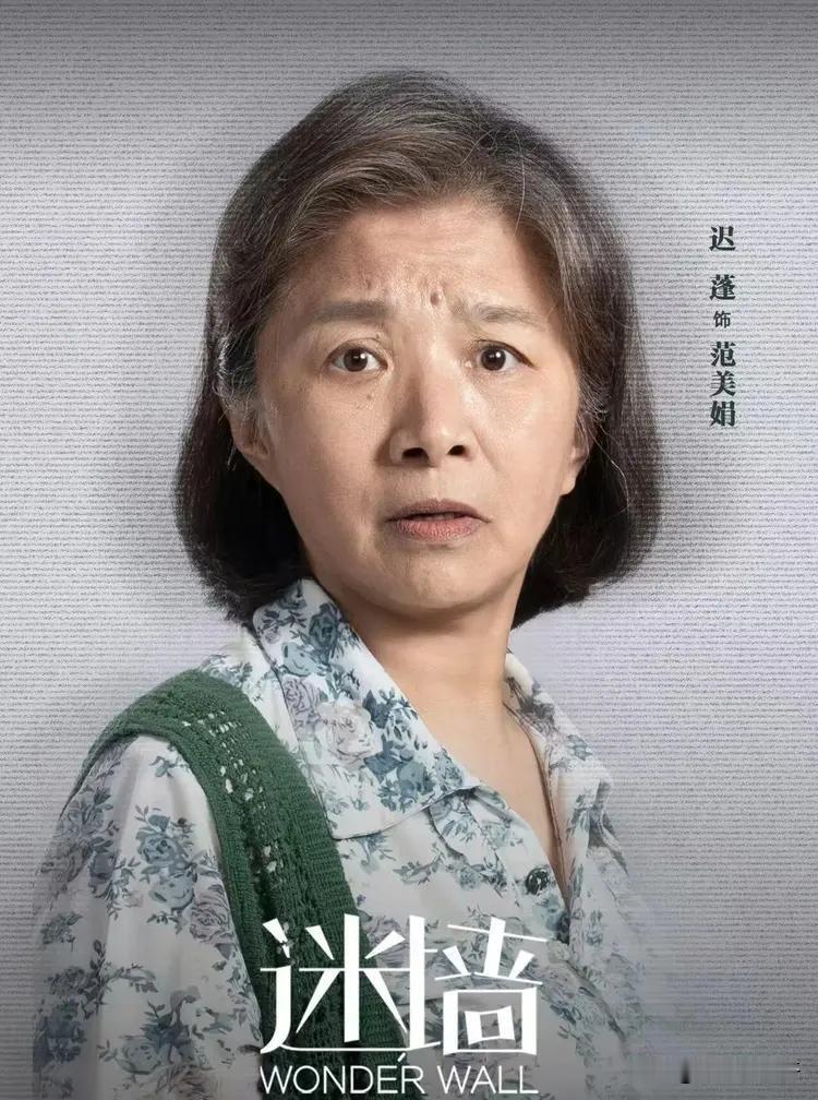 《迷墙》中唯一不见钱眼开，还嘱付文一彤三千万要省着花的人，是文一彤的亲妈范美娟（