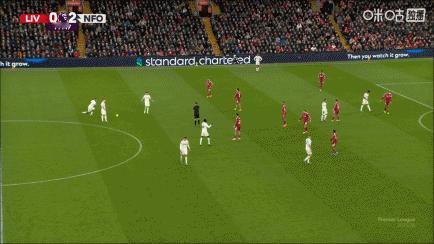 结束了！比赛78分钟，利物浦主场0-3落后诺丁汉森林
11月23日 英超第12轮